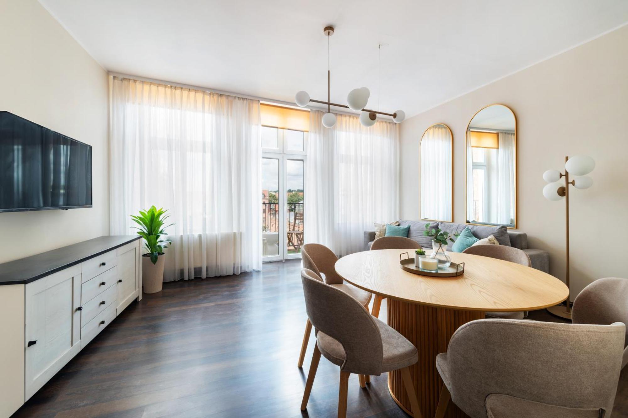 Stunning Apartment With Balcony Gdańsk Eksteriør bilde