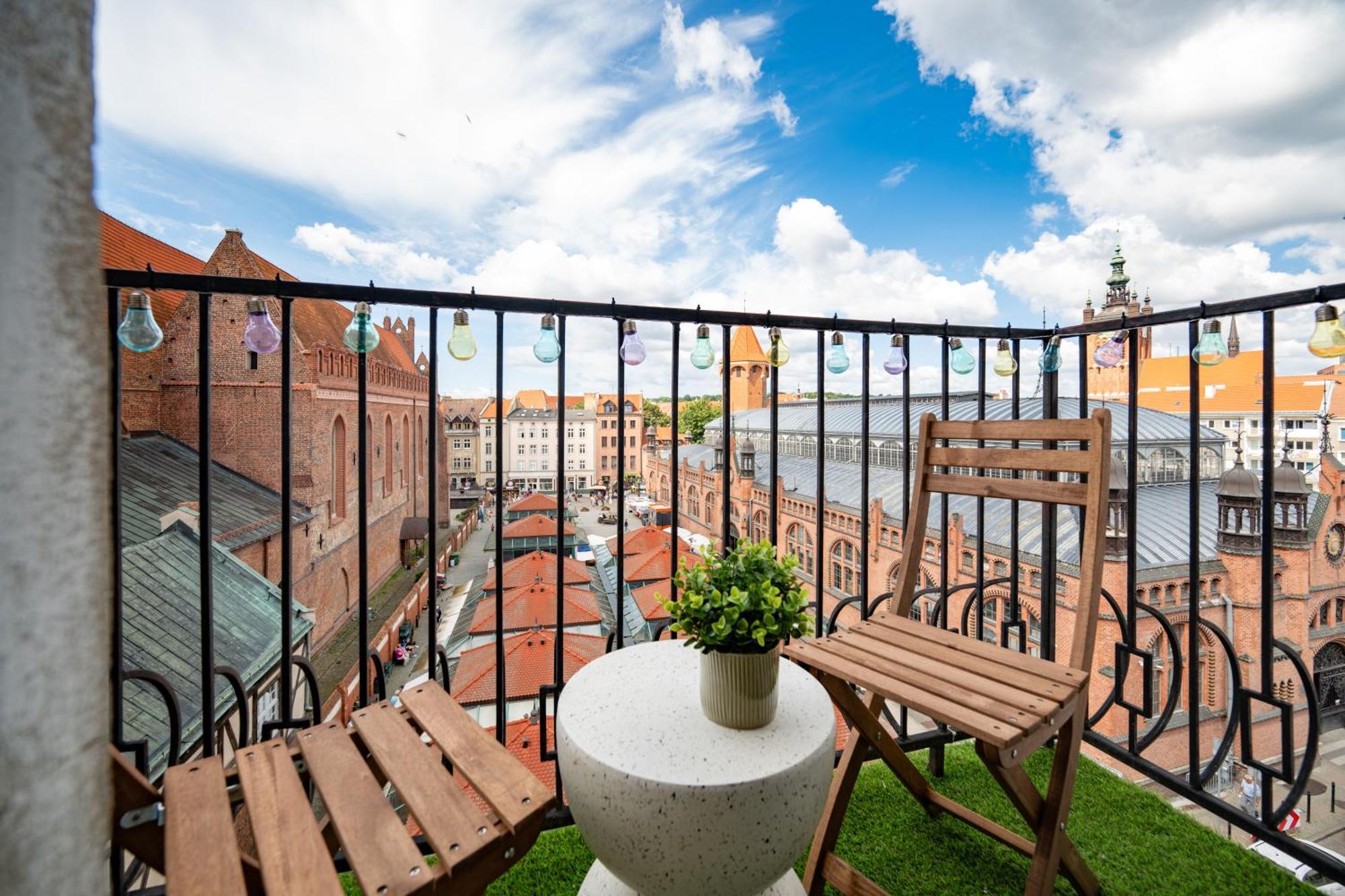 Stunning Apartment With Balcony Gdańsk Eksteriør bilde
