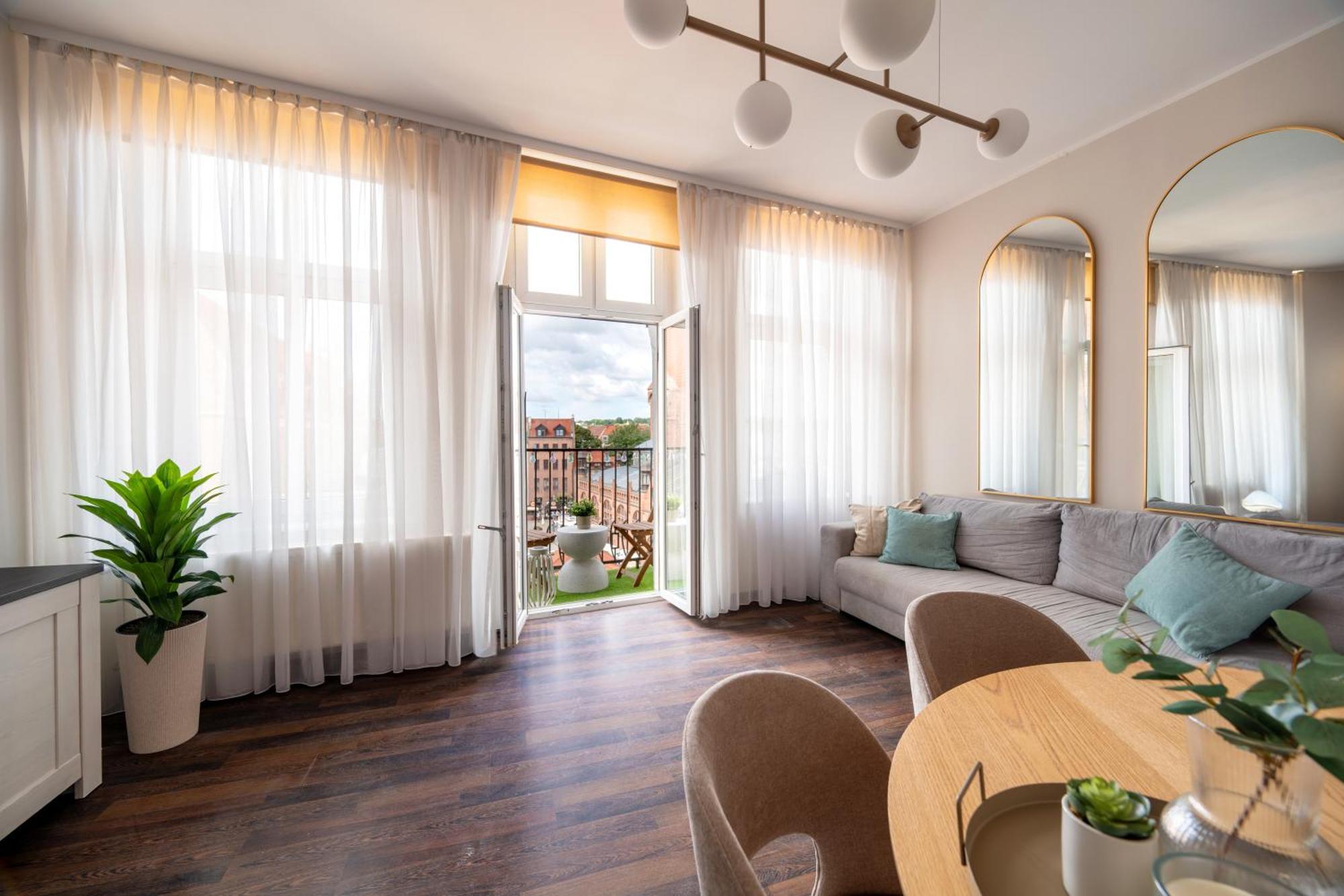 Stunning Apartment With Balcony Gdańsk Eksteriør bilde